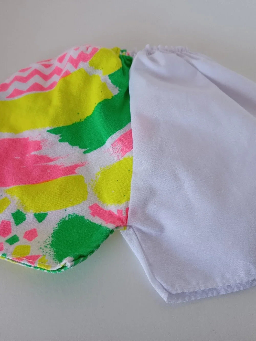 Vintage Doll Unbranded Outfit Shirt And Shorts Pink Multicolor Toy Collectible